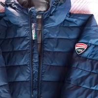 Piumino Ducati Blu con interno grigio