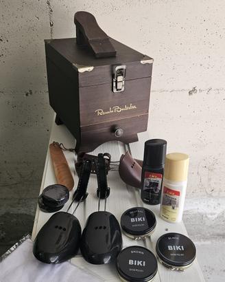 Kit cura scarpe "Renato Balestra" completo di Box 