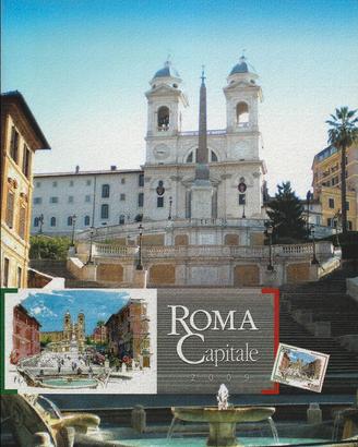 ROMA CAPITALE Folder francobolli 2009