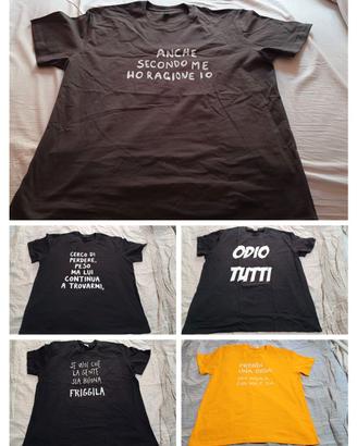 T-shirt sarcastiche/divertenti tg.XXL Pack 8