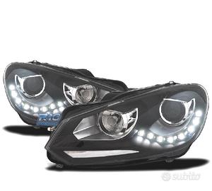 FARI VOLKSWAGEN VW GOLF 6 FONDO NERO DRL