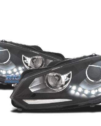 FARI VOLKSWAGEN VW GOLF 6 FONDO NERO DRL