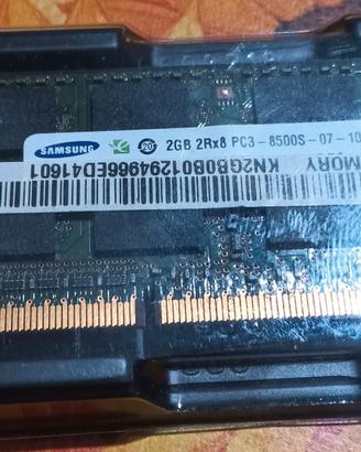 Ram ddr3 2gb+2gb 204 pin per portatile