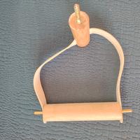 appendi/porta asciugamani in bambù/bamboo e gomma 