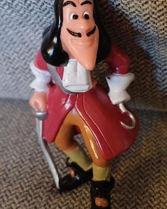 Peter Pan Capitan Uncino Disney gomma PVC 8 cm