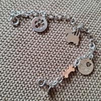 Bracciale con Charms "Dog Lover" - Punzonato 925