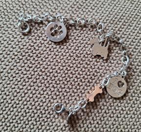 Bracciale con Charms "Dog Lover" - Punzonato 925
