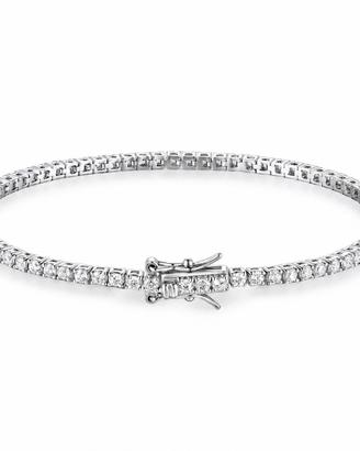 Bracciale Tennis Argento 925 con Zirconi 2 mm -18