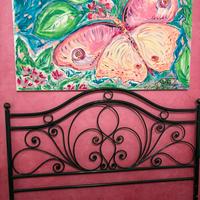 Testata letto in ferro battuto