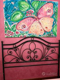 Testata letto in ferro battuto