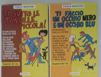 Libri vari Carlo Manzoni prima edizione anni 60