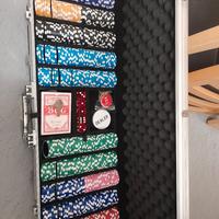 Fiches 500 pezzi per gioco Poker