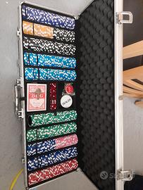 Fiches 500 pezzi per gioco Poker