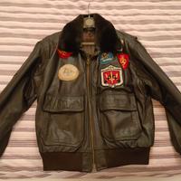 Giubbotto in pelle simil Top Gun G-1