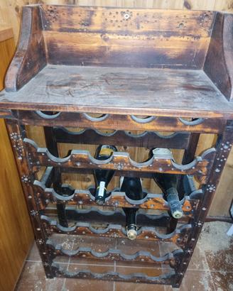 porta bottiglie legno 
