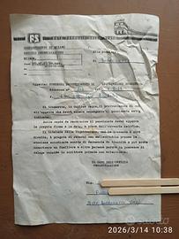 Documentazione rara anni '70-'80 FS Ufficio Organi