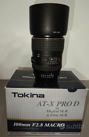 Tokina AT-X PRO 100 f/2.8 MACRO per NIKON