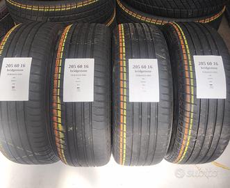 4 GOMME 205 60 16 BRIDGESTONE ESTIVE RIF.ET028