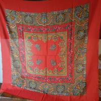 Grande foulard - scialle - coprispalle vintage 