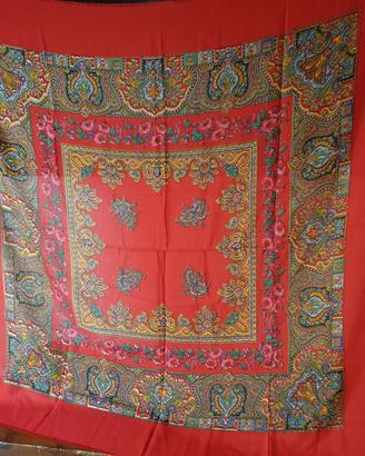 Grande foulard - scialle - coprispalle vintage 