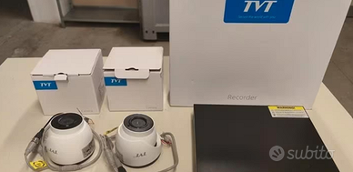 KIT VIDEOSORVEGLIANZA TVT (DVR + 2 Telecamere)