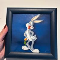 Quadretto blu Bugs Bunny