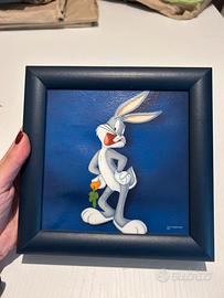 Quadretto blu Bugs Bunny