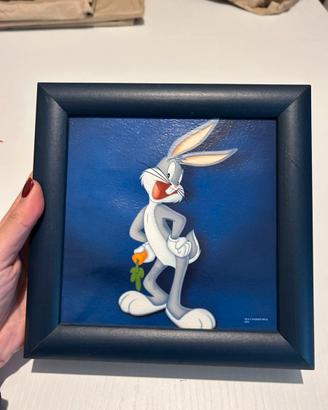 Quadretto blu Bugs Bunny