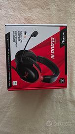 HyperX Cloud III (Cloud 3) Cuffie Gaming – NUOVE