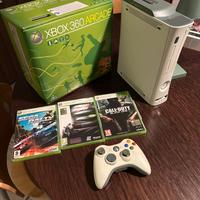 XBOX 360 con tre giochi e HD 60gb