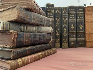 Libri antichi sec.XVIII/XIX di vari argomenti.