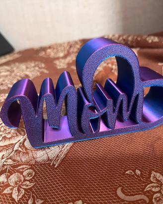 Scritta MOM 3D