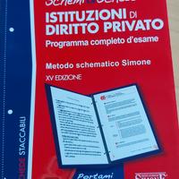 schemi e schede di istituzioni di diritto privato 