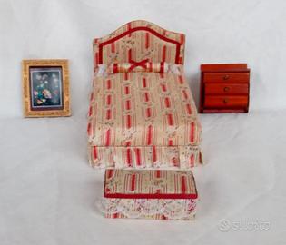 set camera da letto casa delle bambole 