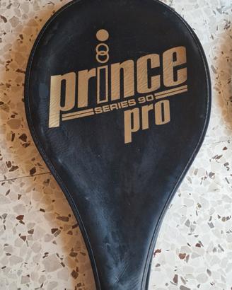 Prince Pro Racchetta Vintage Con Fodero.