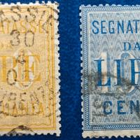 REGNO 1903 Cifra, formato più grande - Segnatasse