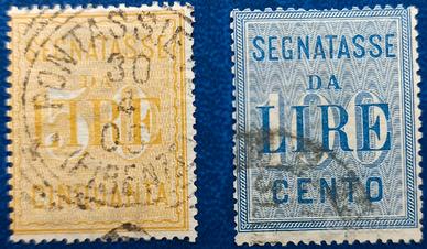 REGNO 1903 Cifra, formato più grande - Segnatasse