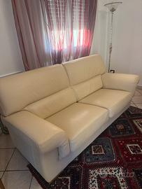 Coppia divani in pelle