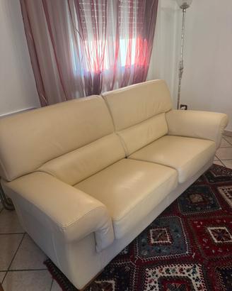 Coppia divani in pelle