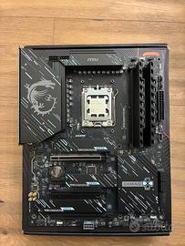 Blocco MSI X870E + Ryzen 7 7800X3D + 32GB DDR5