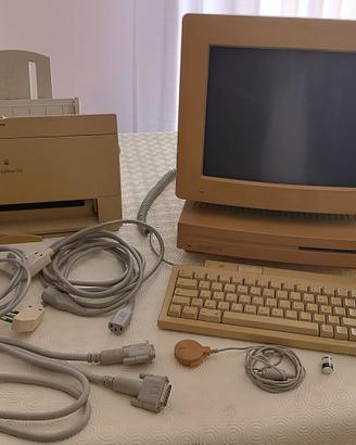 Postazione completa Apple Macintosh LC II anni '90
