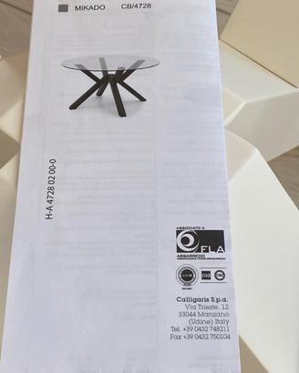 Struttura tavolo Calligaris mod. Mikado