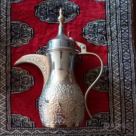 Caffettiera araba in german silver.