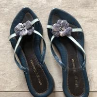 Ciabattina estiva con fiori