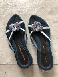 Ciabattina estiva con fiori