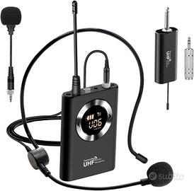 Microfono Senza Fili Ad Archetto Amplificatore Voc