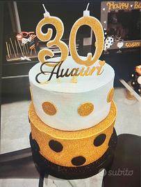 Torta finta compleanno