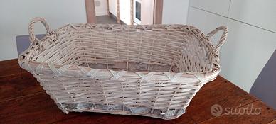 cesta vimini bianca