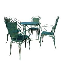 Tavolo e sedie giardino Villa Liberty XIX secolo