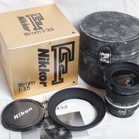 Nikon 18mm f3.5 AI-S AIS + Scatola + Paraluce